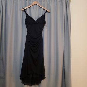 Black Midi Cocktail Dress- Dress Barn Collection Size Small
